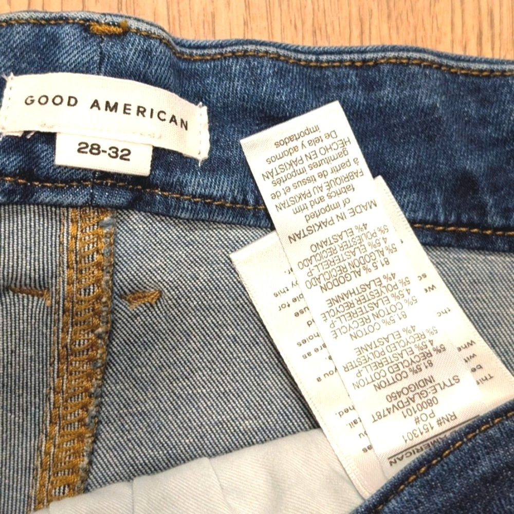 NEW Good American Always Fits Plus Size 28-32 Legs Skinny Jeans Stretchy NWT - Picture 7 of 9